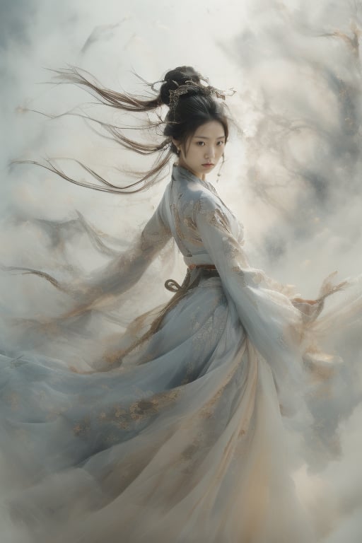 (RAW, Masterpiece, Best Quality, Photorealistic, HD, 8K), 1girl, 21 years old, black hair, long hair, hair blowing in the wind, traditional Chinese hairstyle, Jin Yong martial arts, solo, hair accessories, pink lips. Long eyelashes, correct human body structure, standard female figure, thin, fairy temperament, (light blue thin and transparent clothes:1.2), bellyband, (naked:1.4), perfect of pussy, loose hair, very bright big eyes, fine hair, large pores , medium breasts, navel, ponytail, arms, outdoors, Chinese sword, ancient city street with pedestrians, bun, holding weapon, uncensored, single bun, arms extended, realistic, waterfall, girl swinging sword, martial arts moves, sword fighting moves, jumping , lunge, stand independently, movements clearly visible. Large wide angle lens, movie lens, real photo, Chinese landscape painting scenery, blurred background. Full body photos, chinkstyle, ink painting,jianxian,( see_through light blue skirt:1.2),xuer extravagant gown,Koi,xuer martial arts,xuer Lotus leaf. (nipples:1.5, (pussy:1.5), xianjing hanfu crane,cloud smoke