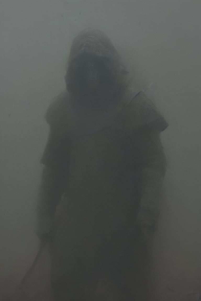 Sontaran , dust, dirt,high contrast,minimalistic,  stark,dramatic,silhouette style, close up , Tim Walker, Jamie Hewlett
,zavy-rmlght