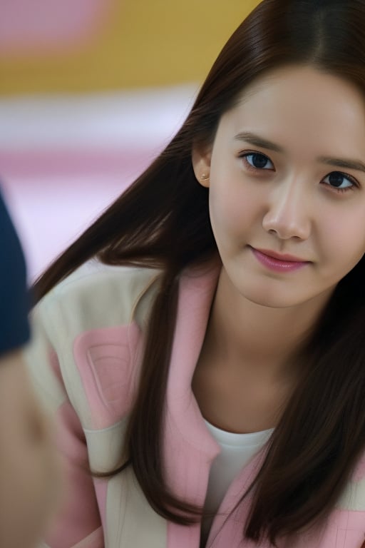 Yoona, smile yoona's emotion, furrowed brows, skinny, HQ, magnification by a professional
camera 