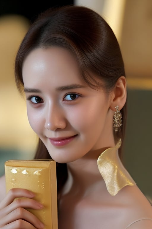 Yoona, 24 years old, smile Yoona's emotion, furrowed brows, elegant, Yoona's prominent narrow forehead, slightly sloping nose, Yoona cheekbones, Yoona chin, korean makeup,  photogenic pose, overhead view, HQ, magnification by a professional
camera