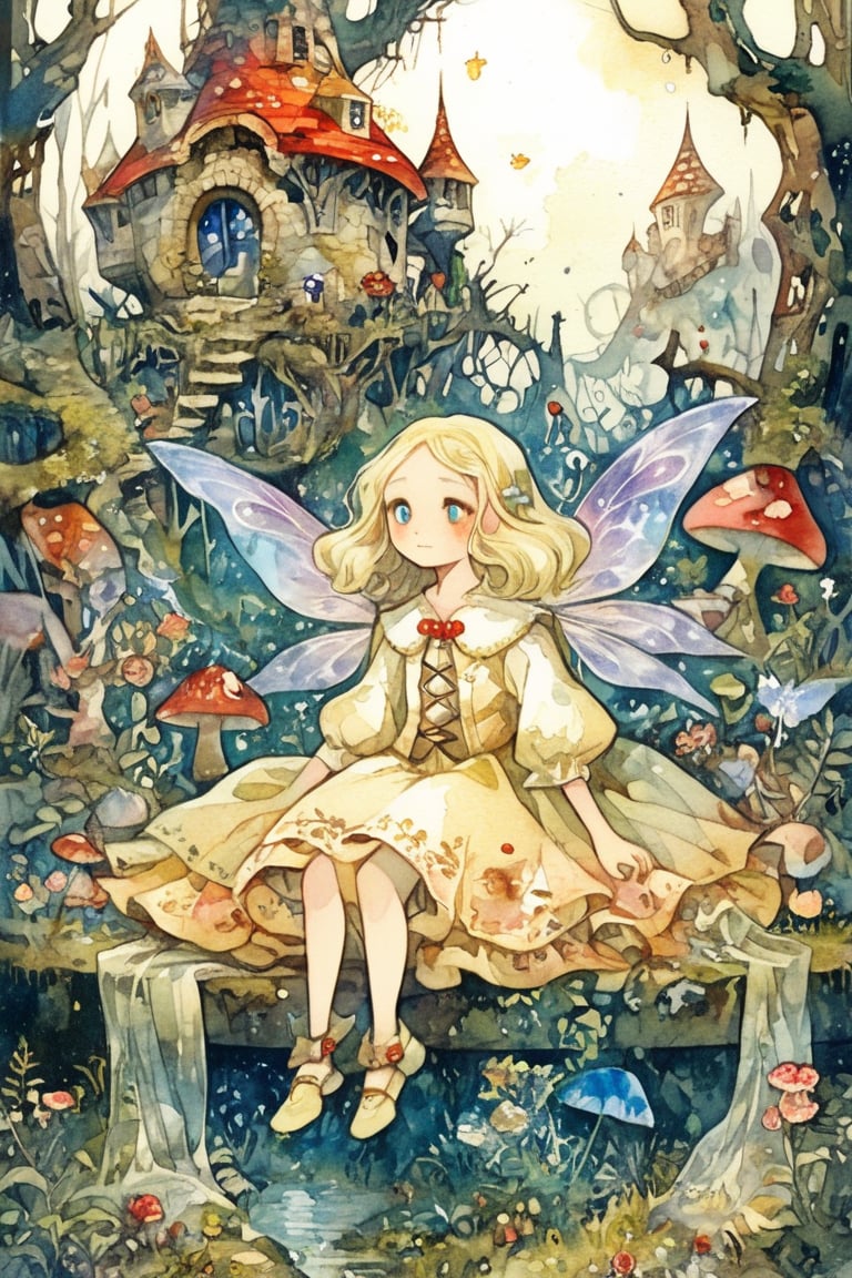 Illustrations of fairy tales from all over the world are fairy tales of this world
Graffiti art in Andersen fairy tale style, general, forest ruins background, etyria,
1girl, the little match girl, many rich meals in one dialog box, masterpiece, best quality, very beautiful, absurd, super detailed, watercolor\(中\), Dreamyvibes Artstyle