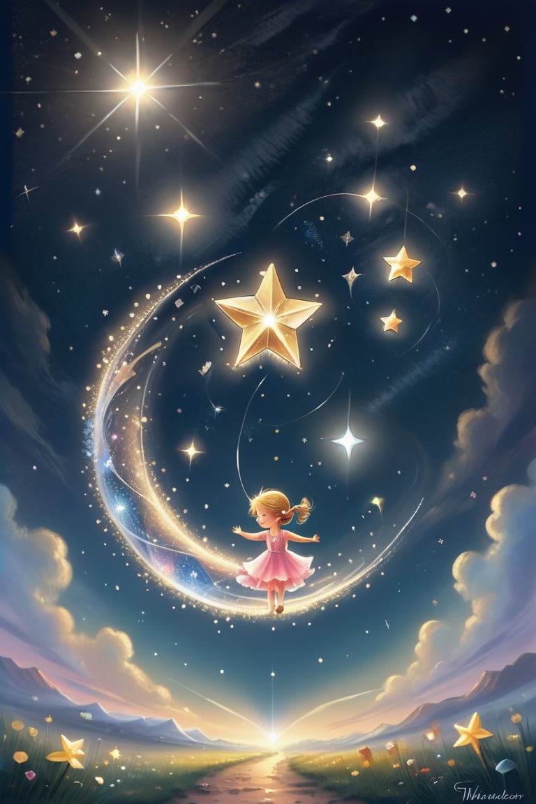 Twinkle, Twinkle, Little Star,
How I Wonder What You Are!
Up Above The World So High,
Like A Diamond In The Sky.
Twinkle, Twinkle, Little Star,
How I Wonder What You Are!