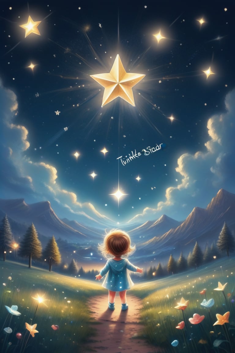 Twinkle, Twinkle, Little Star,
How I Wonder What You Are!
Up Above The World So High,
Like A Diamond In The Sky.
Twinkle, Twinkle, Little Star,
How I Wonder What You Are!