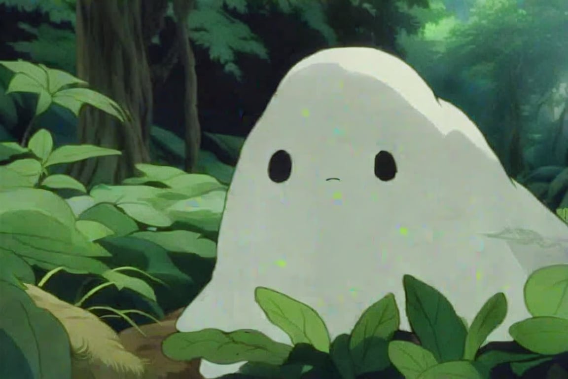 anime screencap, anime, thick outlines, (studio ghibli:1.4), 
a chibi Whimsical ghost, comforting a chibi , photorealistic, dense foliage, detailed greenery, soft light rays, serene ambiance, ultra-high resolution, natural color palette, cinematic shot, close-up view, medium shot, wide-angle view, low-angle shot, high-angle shot, expressive faces, smooth textures, gentle glow, mystical atmosphere, balanced composition, dynamic flow, tranquil setting, tender interaction, enchanted forest