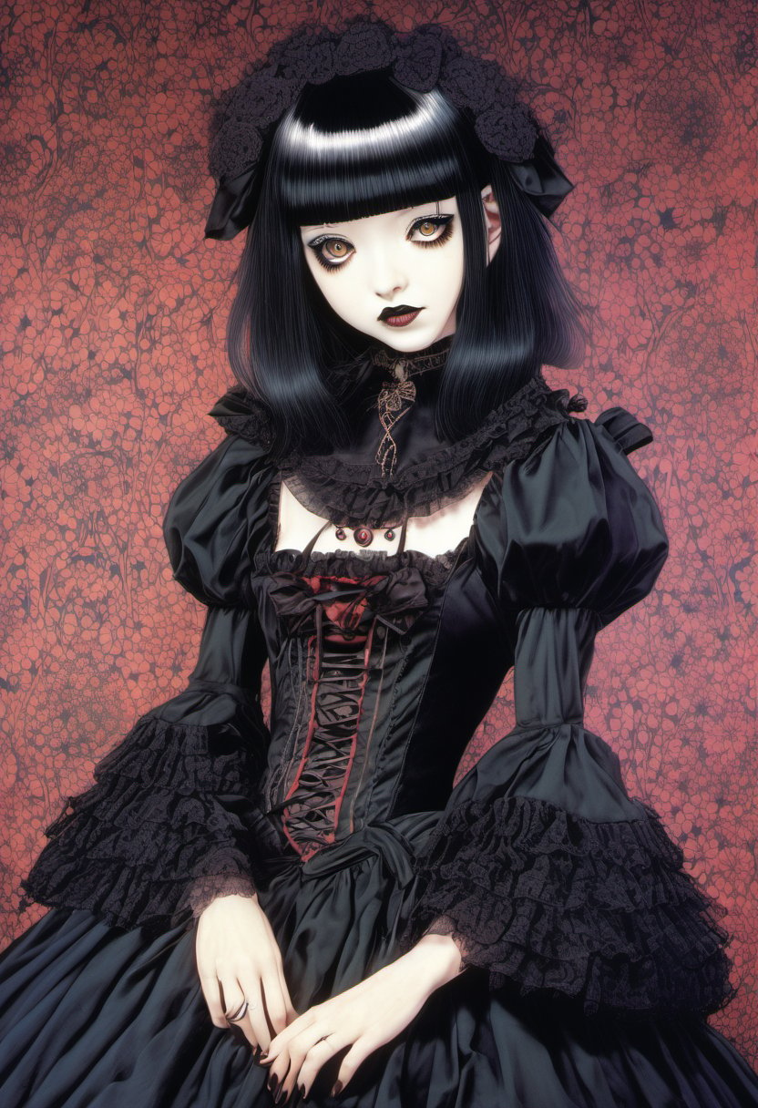 Suehiro Maruo, full color, Japan Underground, Sideshow tent, Marionette, Gothic Lolita, Gothic Horror