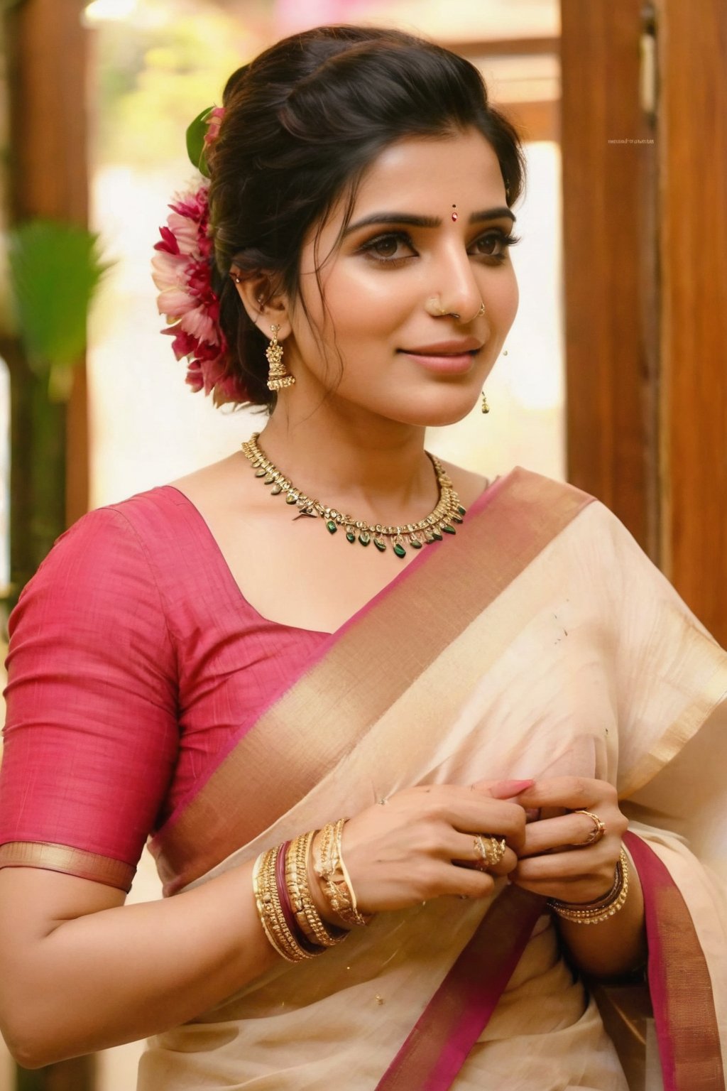 Cute Beautiful, Realistic, Fantasy, Ai, cute, Beautiful, Saree Traditional Queen , Aesthetic
,Future girl,Samantha Ruth Prabhu,18+,SamanthaRuthPrabhu as a beloved wife 