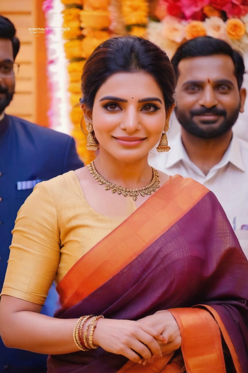 Ultra Realistic Fantasy AI of Samantha Ruth Prabhu Cute smile Beautiful Suit Saree Traditional Queen Realistic Fantasy AI of Samantha Ruth Prabhu 
, top to bottom,
,Future girl,Samantha Ruth Prabhu,18+,SamanthaRuthPrabhu a