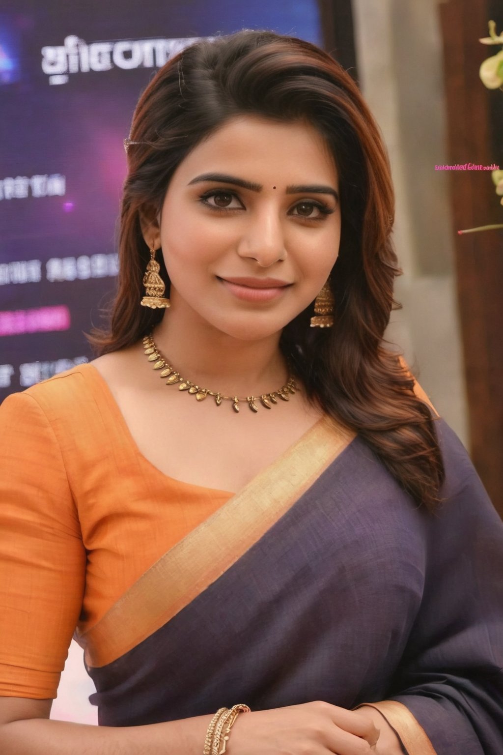 Ultra Realistic Fantasy AI of Samantha Ruth Prabhu Cute smile Beautiful Traditional Queen Realistic Fantasy AI of Samantha Ruth Prabhu 
, top to bottom,
,Future girl,Samantha Ruth Prabhu,18+,SamanthaRuthPrabhu a