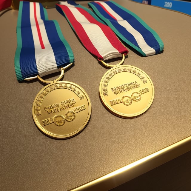 Gold medals,  (Olympic logo), 