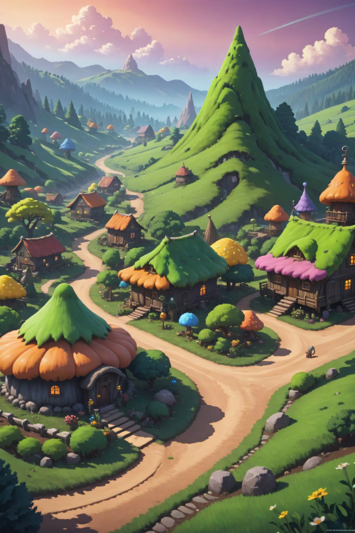 *snoo* *village* novuschroma46 style alienlandscapeslora maidrauh_2