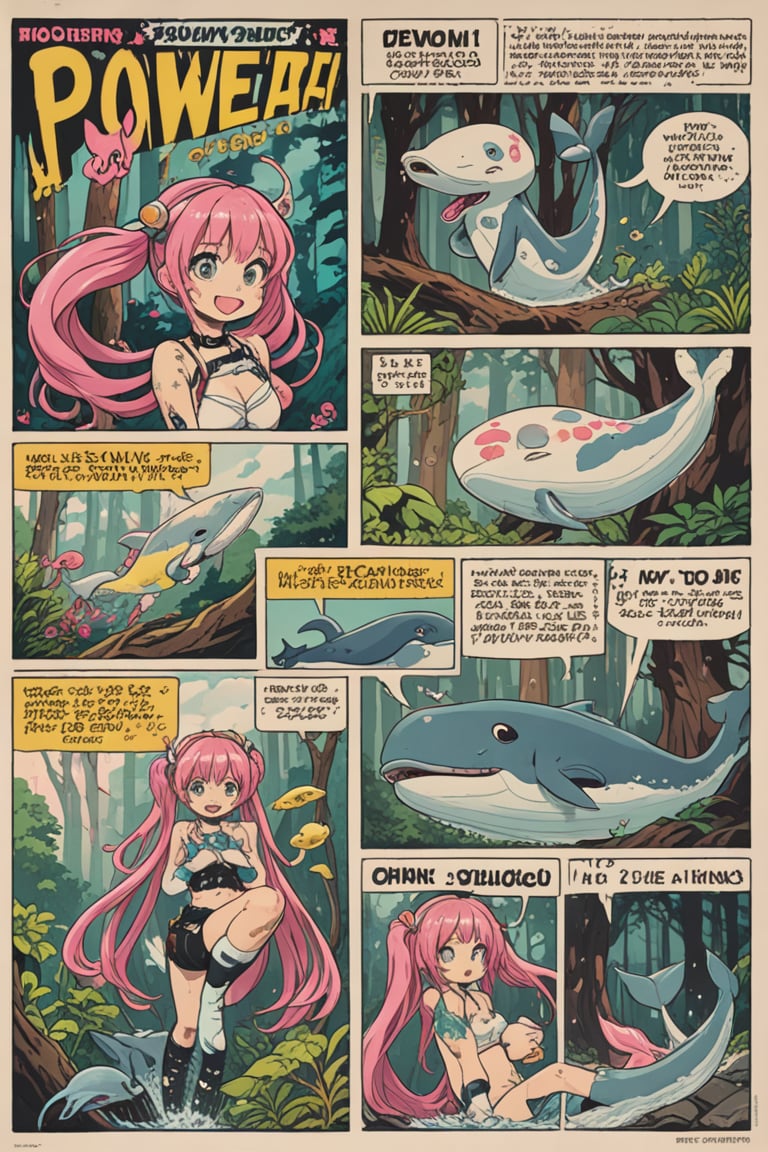 
[a comic book style poster  with a comic character and a hentai  character in the background, and a comic strip with a comic strip,  Bob Clampett   comics, a comic book panel, underground comix, mutated:I’m elated a comic book style poster with the words pow  dominates gooey white oil on chest a whale flying in the forest , dorky-chibi comedy-relief-character with kneesocks smallnude-illustration by  Joseph Barbera      by Year 24 Group with twin braids pink hair  hatsune miku  seductive nasty Branch dark exposed big breasts5 a thin girl with pink hair   , pictures separated by borders  sunlight in the window CULTURE Jurchen :0.2]
































