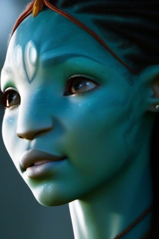 Resembles Tsireya and Jhene Aiko, realistic, beautiful, avatar, photo realism, na'vi, metkayina