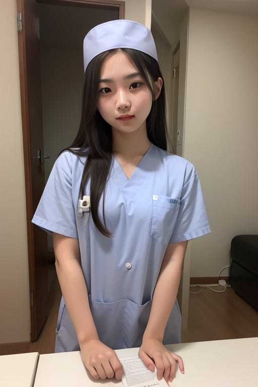 A beautiful 20 year old Vietnamese nurse was at home alone when a pervert approached her