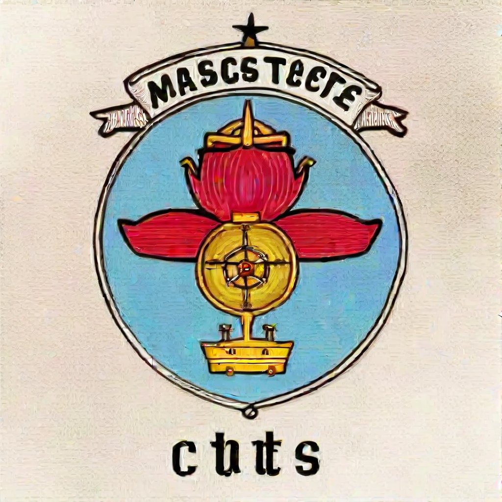 The image contains a logo, which is typically used to represent a brand or an organization. In this case, it is the emblem of Manchester City Football Club, as indicated by the text within the emblem. The emblem features a shield with a blue and white color scheme, which is divided into two sections. The top section has a golden ship with three sails and a pennant flying from the stern. This ship is set against a background that resembles the sea. The bottom section contains a red flower-like design with petals radiating outward from a central point. The emblem also includes a banner at the top with the year "1894" written on it, suggesting the establishment year of the club. The overall design is encircled by a ring with the words "MANCHESTER CITY" prominently displayed.