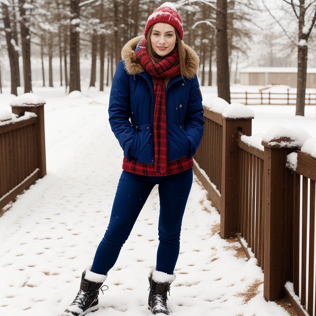 full body, (21yo girl), petite, shy, outdoors, russian girl, upper body focus, snow background