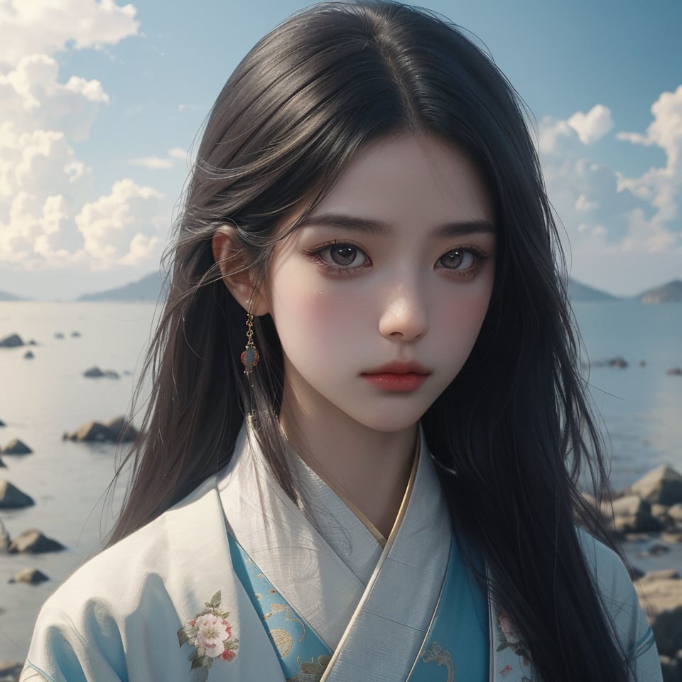 hanfu girl | image created by Suhita | Tensor.Art