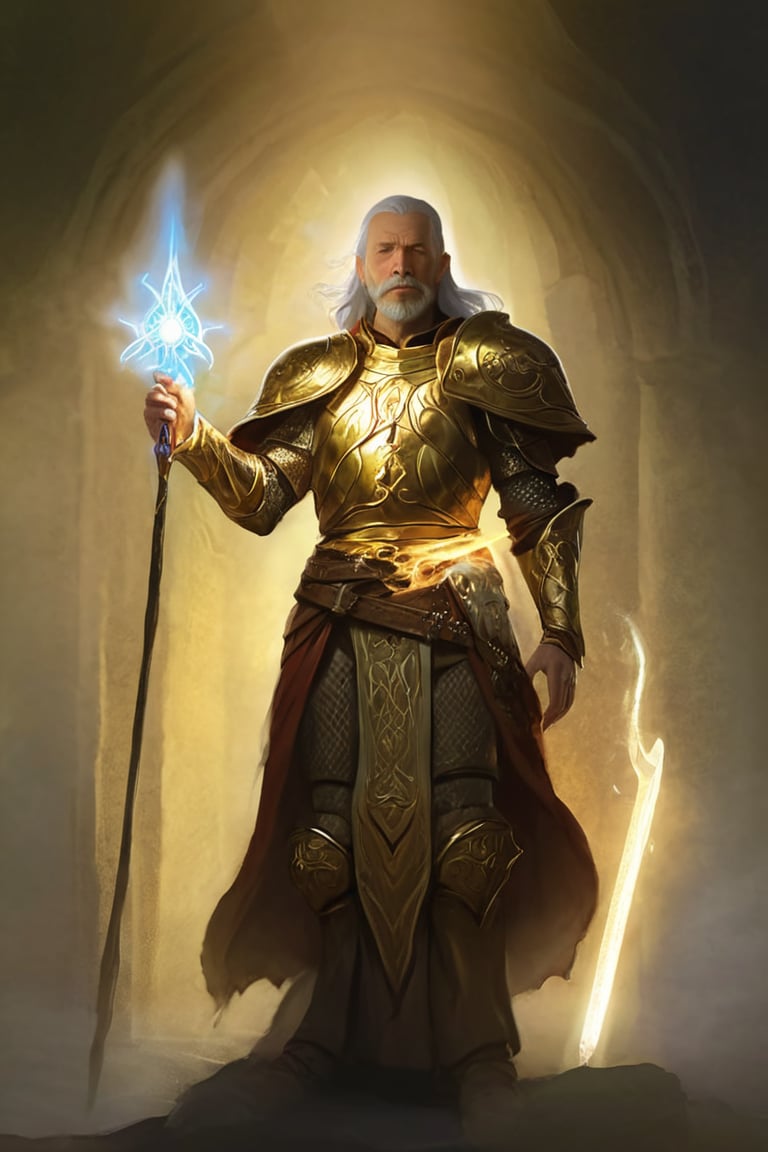 score_9, score_8_up, score_7_up, score_6_up, A heroic D&D cleric standing in a majestic pose. Armored cleric, wielding a holy symbol or staff, glowing with divine energy, noble and courageous, intricate armor with religious motifs, calm and resolute expression, high fantasy, realistic
Negative prompt