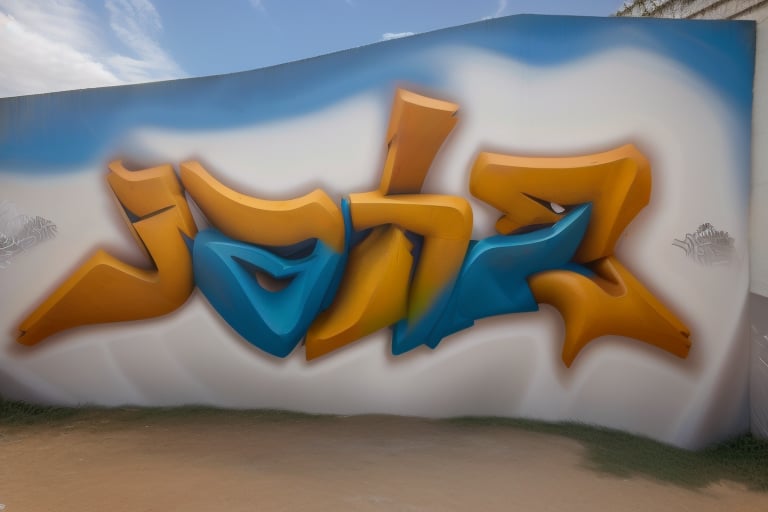 "Un primer plano de la palabra JAHZ en un graffiti 3D hiperrealista. Las letras, en estilo wildstyle, parecen salir de la pared, con una perspectiva que las hace parecer más grandes en la parte inferior. Los colores neón se mezclan y se difuminan, creando un efecto de energía y movimiento. Fondo abstracto con salpicaduras de pintura y goteos."graffiti,3D,3D Graffiti,piece,HIPER REALISTIC,