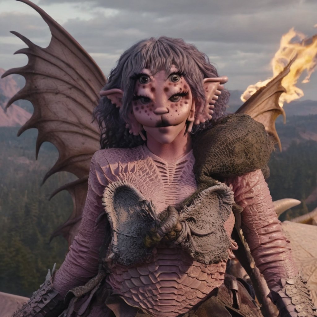 Pink and purple makeup, gorgeous makeup, a girl who is on top of a big pink dragon while there is fire all over the place, the girl wears armor and in her right hand she has a sword, four eyes, Full body, dark pink short curly hair, cured and detailed outfit, her hair is long and wavy, her hair is long, 4k, 18k, hairstyle, perfect face, Melanie, Adele, Long hair, masterpiece high quality 18K, Hyperrealism, Realistic vision, rosy cheeks, realistic woman , a girl, Woman, best quality, woman, high quality, good lighting, A woman, dragon00, Long hair, Pink skin, four eyes, Fancy, model, A woman. Pink and purple makeup, gorgeous makeup, long train skirt, sword00, pink skin, four eyes, Full body, a girl, dark pink short curly hair, cured and detailed outfit, her hair is long and wavy, her hair is long, 4k , 18k, hairstyle, perfect face, Melanie, Adele, Long hair, masterpiece high quality 18K, Hyperrealism, Realistic vision, rosy cheeks, realistic woman, a girl, Woman, best quality, woman, high quality, good lighting, A woman, armor00, Long hair, Pink skin, four eyes, Fancy, model, A woman,Big Quality, Masterpiece, High Quality,Melanie Martinez, Beautiful, 1girl,4 eyes, Nymph, Pink Skin