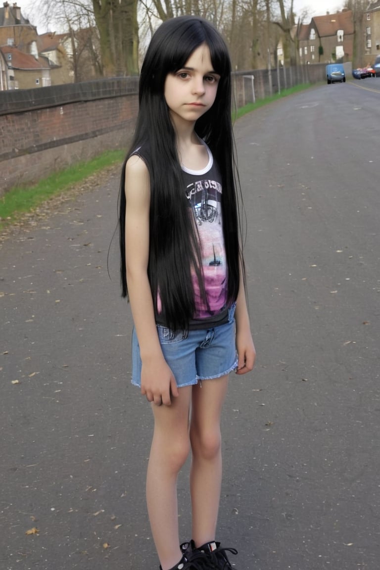 13yo. 13yo-body, petite, long-black-hair. random-location, random-outfit