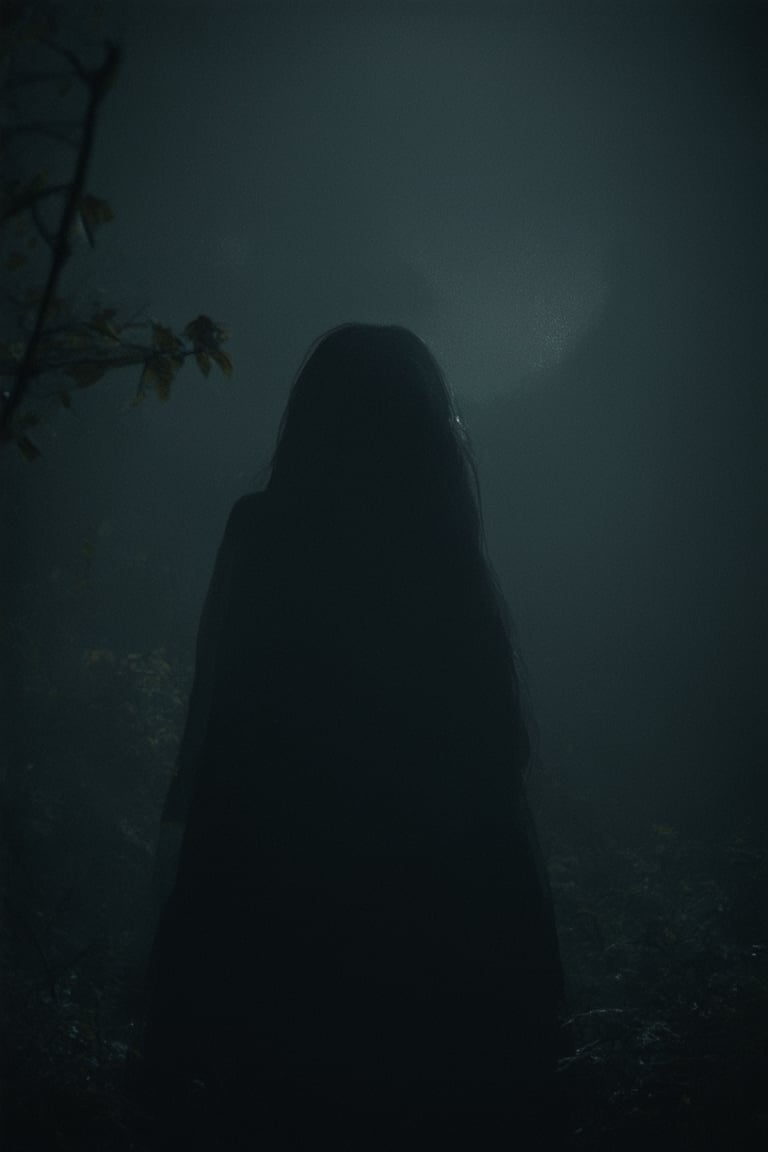 A hauntingly beautiful image of a mysterious figure shrouded in darkness, surrounded by an aura ofPretty's ethereal glow. The frame is dimly lit, with only a sliver of moonlight peeking through the shadows, casting an eerie silhouette on the subject's face. The composition is simple yet striking, with the figure standing at the edge of a misty forest, leaves rustling in the wind. ThePretty, a delicate flower or a wispy thread, seems to be drawing the viewer's eye towards the darkness, beckoning us to enter the unknown.