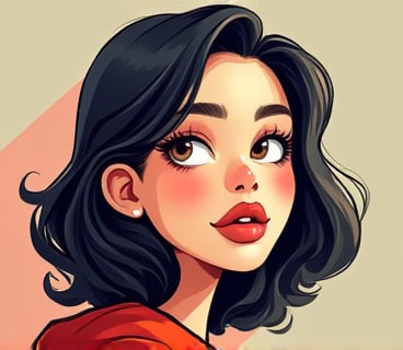 cartoon  Art style girl