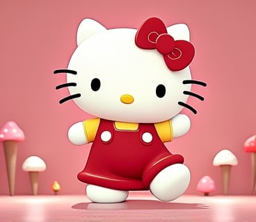 Hello kitty dancing