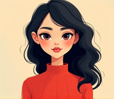 cartoon  Art style girl