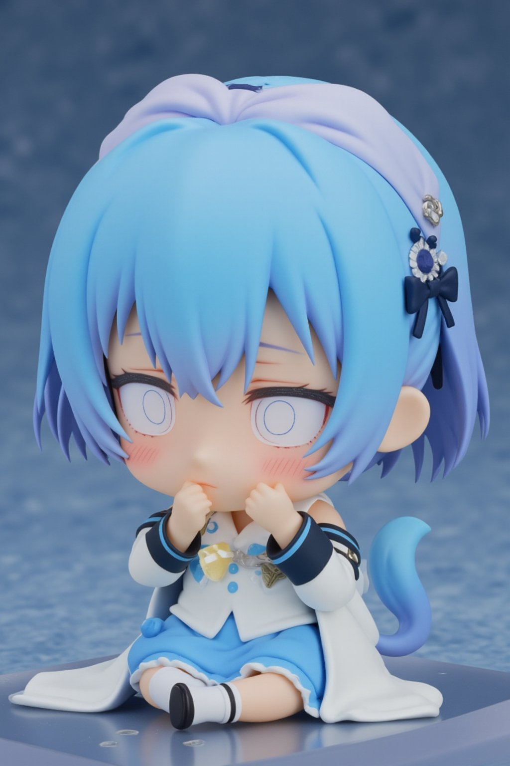 Blue Archive Nendoroid, crying,lyh_nendo,chibi