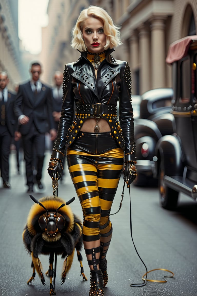 add wings to the bumblebee, make the black stripes on the trousers more even and symmetrical, remove the extra ones from under the bumblebee’s belly that do not correspond to its anatomy