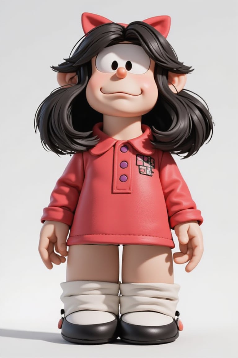 Illustration of mafalda, 3d cartoon