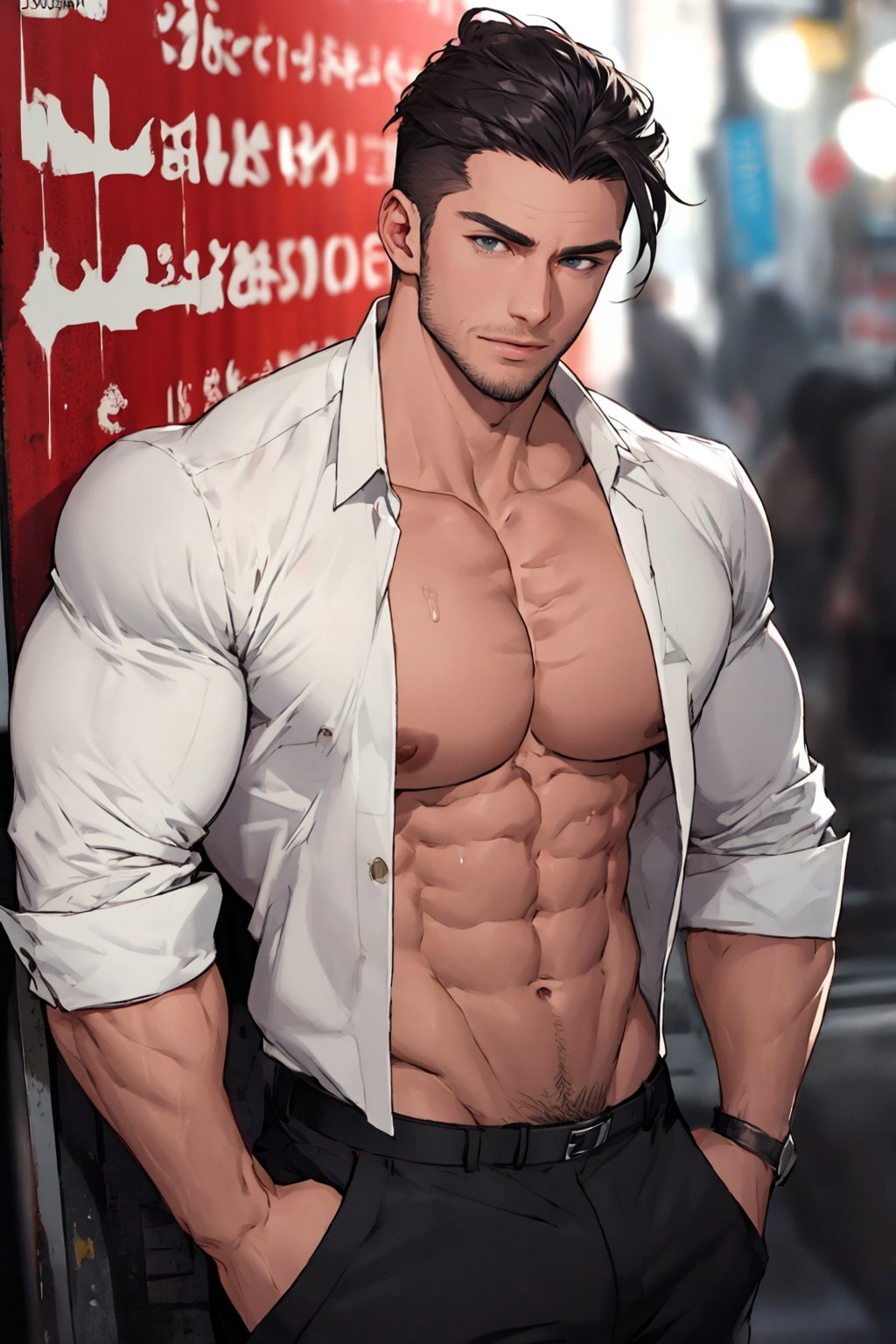 Sexy Handsome Men,Pectoral Focus