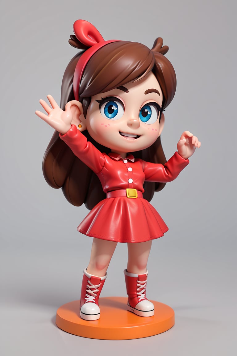 3d cartoon, score_9, score_8_up, score_7_up, score_6_up,  Mabel Pines, dynamic pose, chibi, miniature