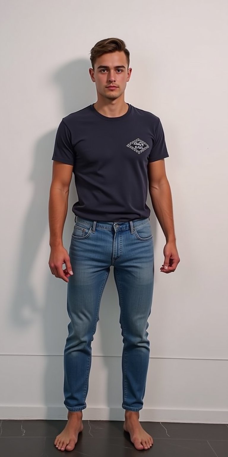 Full body of Handsome model Man, Generated thru IMG2IMG with 0.001 denoising strength. Basically it is just image duplication regardless of the Model or Lora. Images originally created via Midjourney. Thank you!