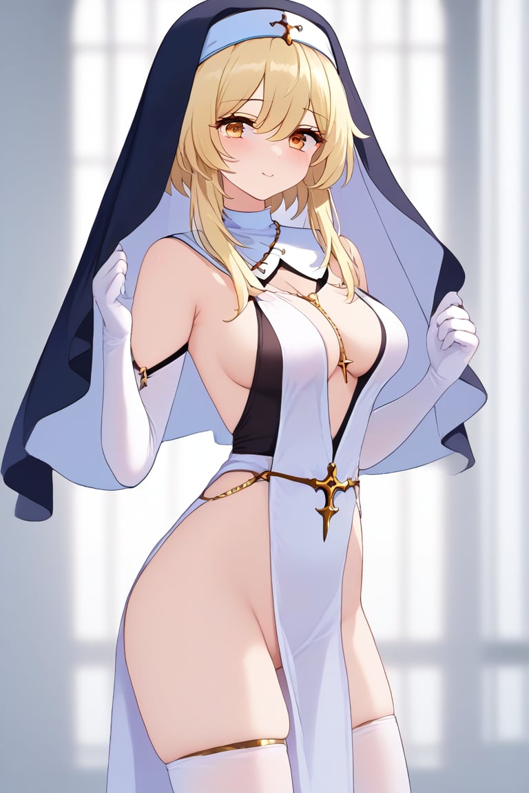 Lumine nun clothes, sexy 