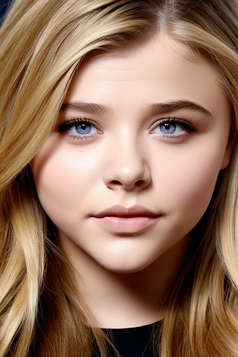 1girl, solo, Chloë Grace Moretz, detailed face, detailed eyes