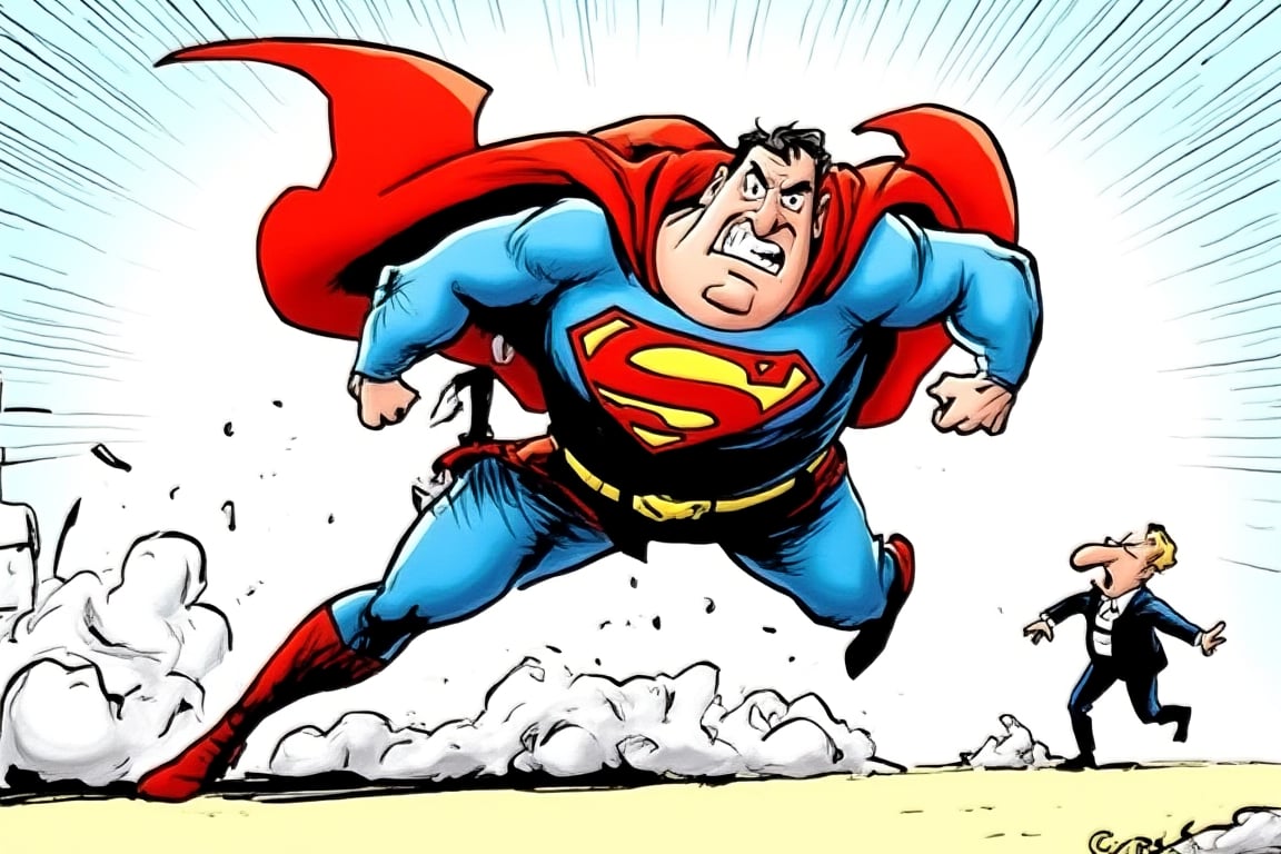 Superman ,cartoon1 