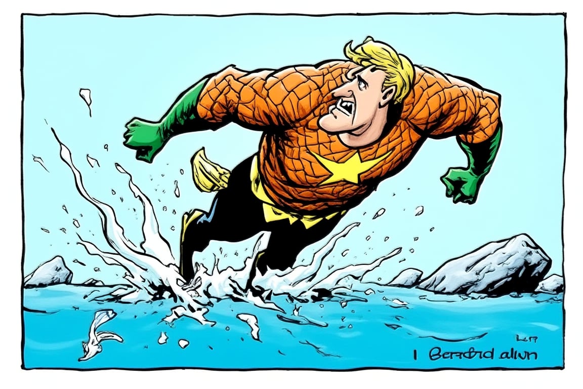 Aquaman ,cartoon1 