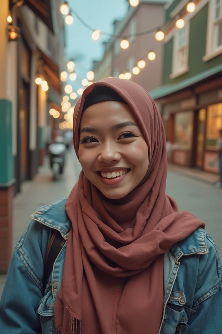 Malay women wear hijab,hitamputih