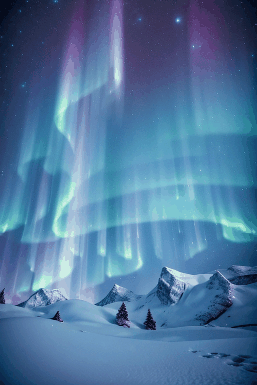 (best quality, masterpiece:1.2),ultra detailed,(photo realistic:1.4),northern lights,