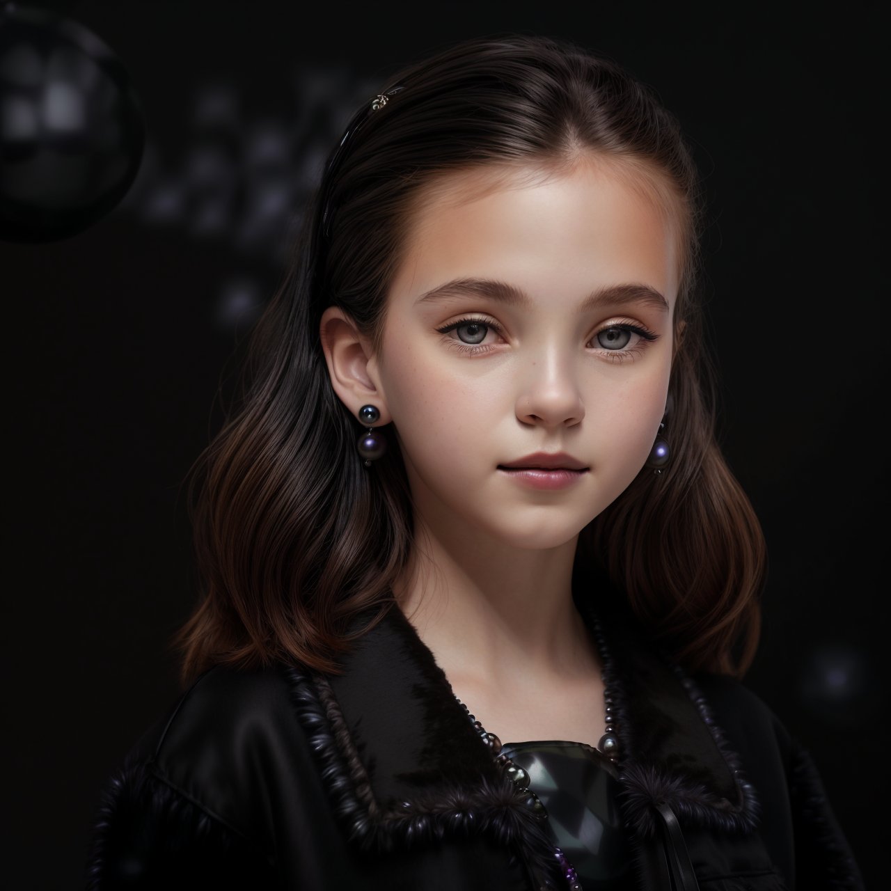 (masterpiece:1.3), wallpaper, portrait of charming (AIDA_LoRA_arusso:1.02) <lora:AIDA_LoRA_arusso:0.77> in a sherpa jacket posing in front of (black pearl background:1.5), little girl, pretty face, open mouth, cinematic, insane level of details, intricate pattern, studio photo, studio photo, kkw-ph1, hdr, f1.6, (colorful:1.1)