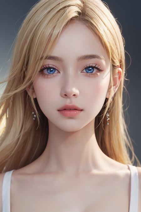 1girl, (close up:1.2), oblique angle, canted angle, (best quality, masterpiece, illustration, photorealistic, photo-realistic), (realistic:1.4), RAW photo, ultra-detailed, CG, unity, 8k wallpaper,16k wallpaper, extremely detailed CG, extremely detailed, an extremely delicate and beautiful, extremely detailed, Amazing, finely detail, official art, High quality texture, incredibly absurdres, highres, huge filesize, highres, look at viewer, (young:1.4), (beautiful detailed girl), 18 years old girl, (glossy shiny skin, beautiful skin, fair skin, white skin, realistic_skin), ((shiny blonde  hair)), perfect face, detailed beautiful face, detailed indigo eyes, glossy lips,