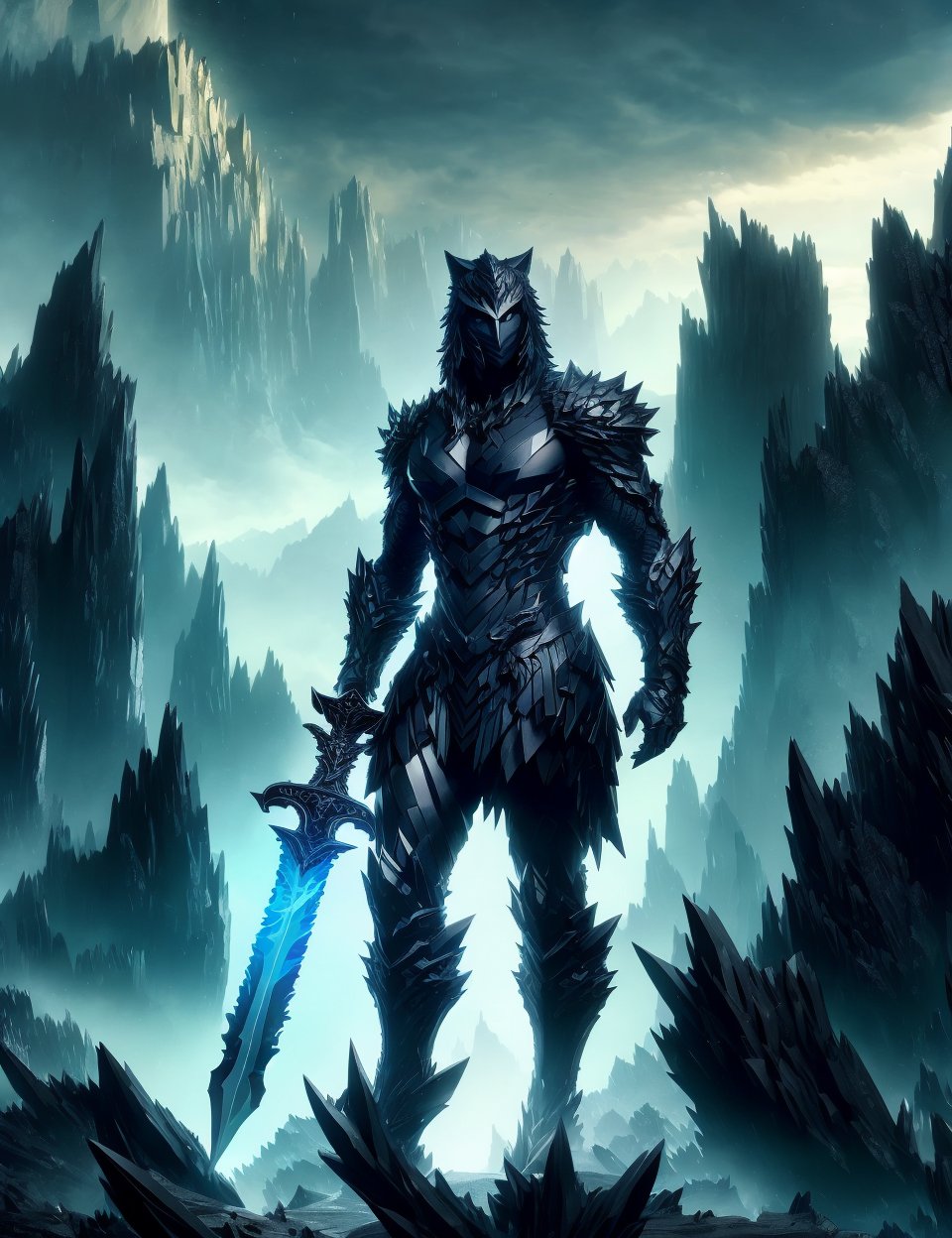 DonMB14ckR0ck black rock, male felynes, , sword,   <lora:DonMB14ckR0ck-000008:0.7>