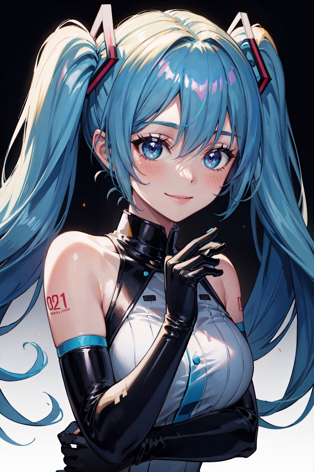 best quality, highres, absurdres, Hatsune Miku, extremely detailed, 32K UHD, absurdres, super-resolution, Canon EOS MARK IV Best_QualityPos 