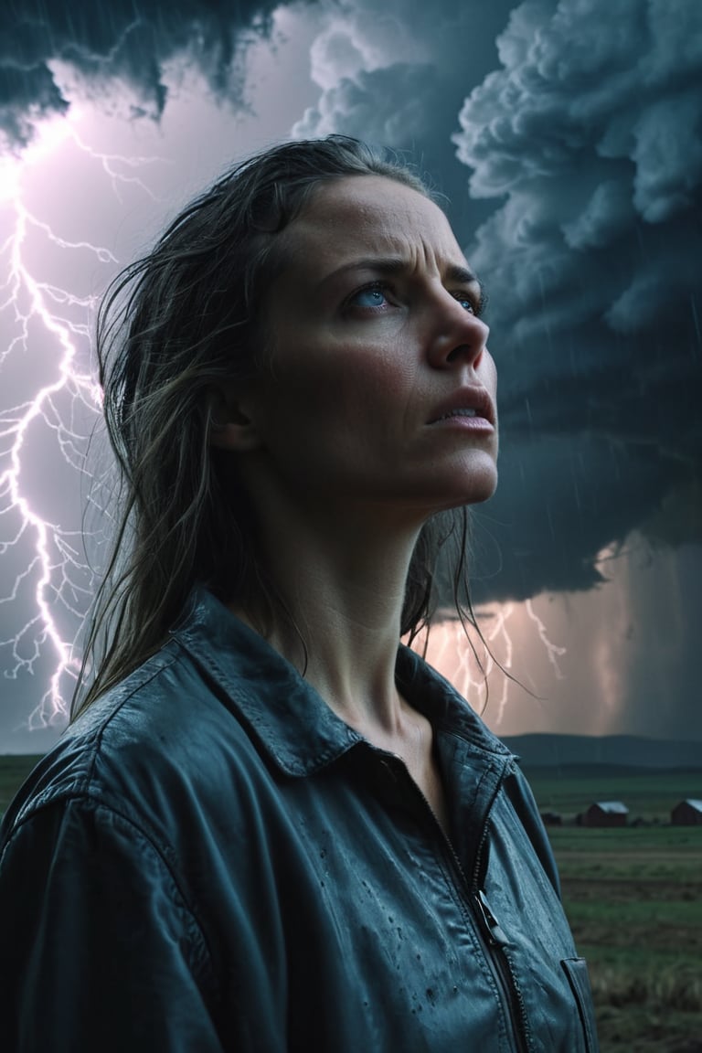 woman close up portrait, A violent apocalyptic storm confined inside a drinking-lass standing surrounded by peace and calm tranquility, mind-blowing, 4K, amazing lighting, extreme detailin <lora:rebbackp:1>