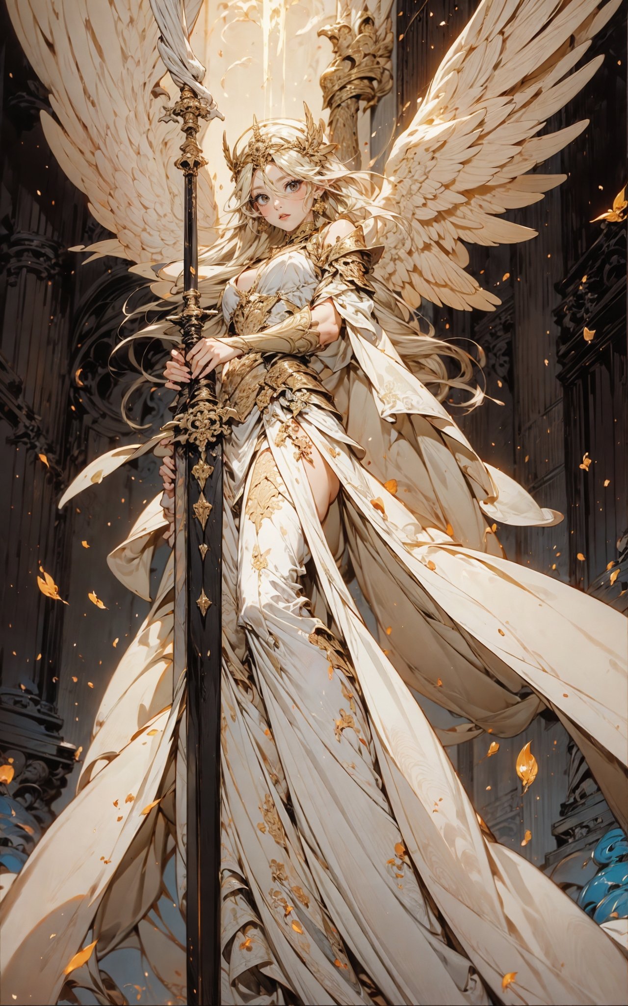 angel,<lora:绪儿-巨剑大天使V2 angel:0.8>