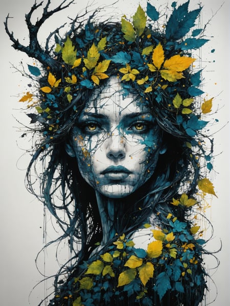 mysterious silhouette forest woman, by Minjae Lee, Carne Griffiths, Emily Kell, Geoffroy Thoorens, Aaron Horkey, Jordan Grimmer, Greg Rutkowski, amazing depth, masterwork, surreal, geometric patterns, intricately detailed, bokeh, perfect balanced, deep fine borders, artistic photorealism , smooth, great masterwork by head of prompt engineering <lora:add-detail-xl:2>