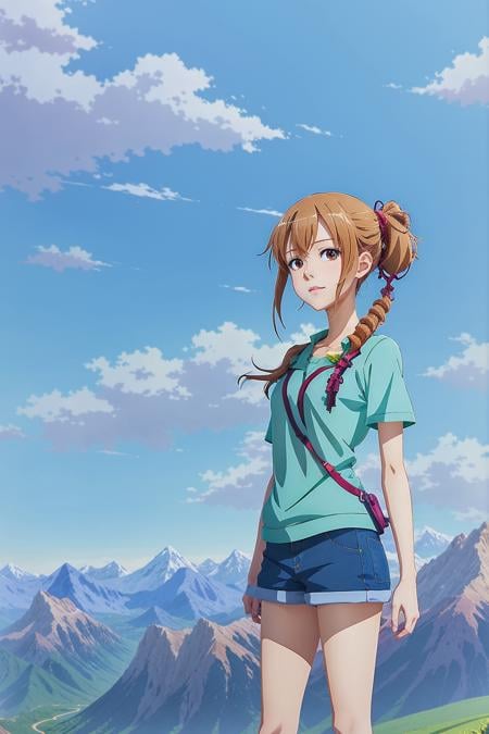 1girl, anime key visual, outdoor