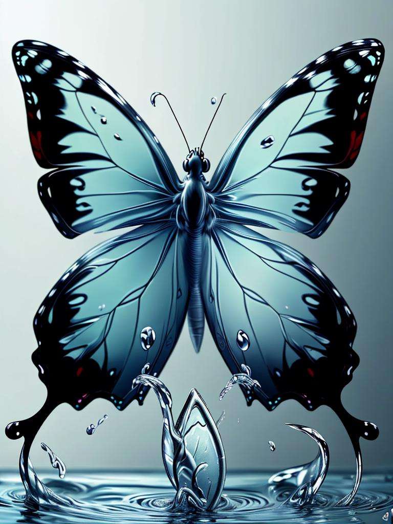 <lora:WaterAI:1> WaterAI butterfly