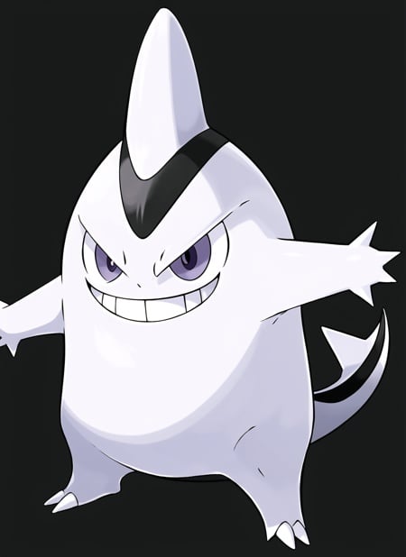 sugimori ken \(style\), ghost  and ground pokemon \(creature\), full body, gengar, marowak, solo, grin, half-closed eye, happy, highres, no humans, other focus, pokemon, purple eyes, simple background, smile, solo, standing, teeth, uneven eyes, white background , ((masterpiece)) <lora:pokemon_v3_offset:1>